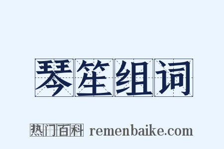 琴笙组词是什么意思的图片